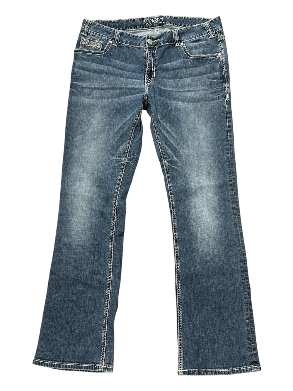 Rock & Roll Cowgirl Boyfriend Jeans 32 x 34